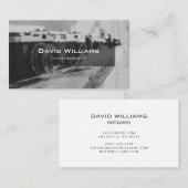 白黒モダンカメラマン 名刺 (正面/裏面)