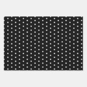 白黒モダンクリスマスギフトラッピング紙 ラッピングペーパーシート (正面3)