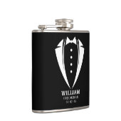 白黒モダングロムスマンの贈り物 フラスク (右)
