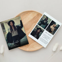 白黒モダンコラージュ卒業