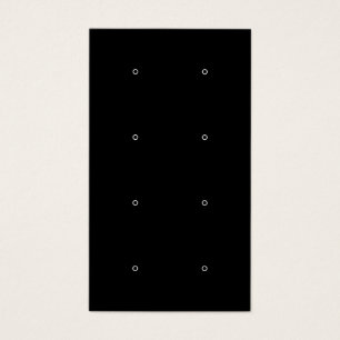 白黒モダンスタッドイヤリング表示カード