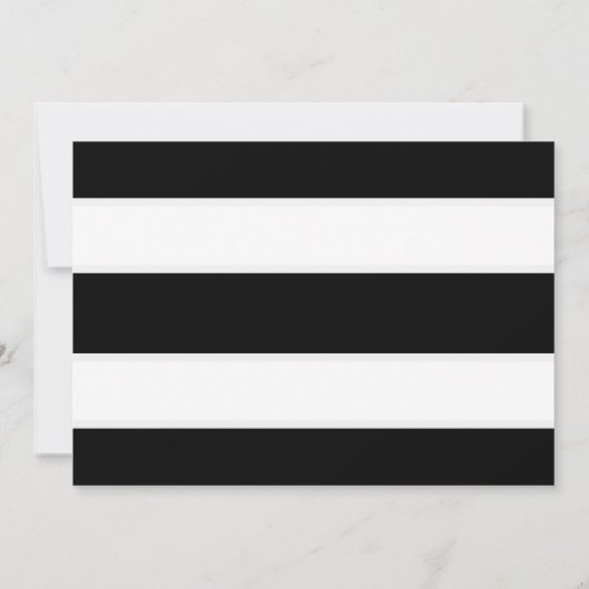 白黒モダンセーブ・ザ・デート案内 招待状 (裏面)