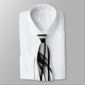 白黒モダンタイユニークプ ネクタイ (タイ)