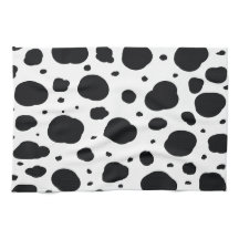 白黒モダンダルマ斑動物パターン