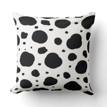 白黒モダンダルマ斑動物パターン