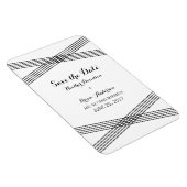 白黒モダンデコ日付磁石を保存 マグネット (右側)