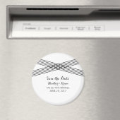 白黒モダンデコ日付磁石を保存 マグネット (インサイチュ (食洗機))