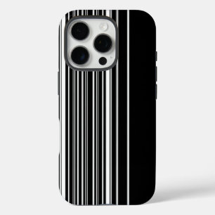白黒モダンデザイン iPhone 16 PROケース