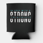 白黒モダントライアスロンの愛モチベーション 缶クーラー (正面)