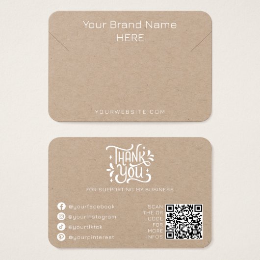 白黒モダンネックレス表示シンプルジュエリー (正面&裏面)