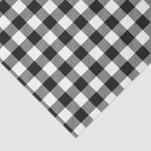 白黒モダンバッファローチェック 薄葉紙 (詳細)