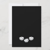 白黒モダンバンコパーティー 招待状 (裏面)