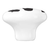 白黒モダンパンダ陶製プルノブ セラミックノブ (側面)