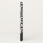 白黒モダンヒョウ印刷ヴィンテージ写真 Case-Mate iPhoneケース (裏面/左)