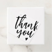 白黒モダンビジネスサンキューラベル フェイバータグ (インサイチュ)