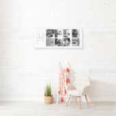 白黒モダンフォトギャラリ結婚ー 横断幕 (インサイチュ)