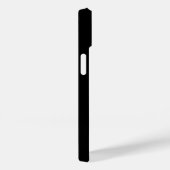 白黒モダンフローラクレストモノグラム Case-Mate iPhoneケース (裏面 / 右)