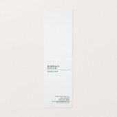 白黒モダンプロフェッショナル独占的 名刺 (外部フラット)