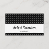 白黒モダンプロフェッショナル 名刺 (正面)