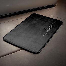 白黒モダンミニマルエレガントム バスマット