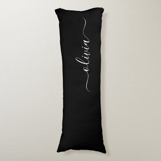 白黒モダンミニマルエレガントム ボディピロー (正面縦)