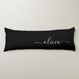 白黒モダンミニマルエレガントム ボディピロー