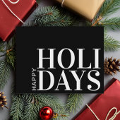 白黒モダンミニマルタイポグラフィ事業 シーズンカード