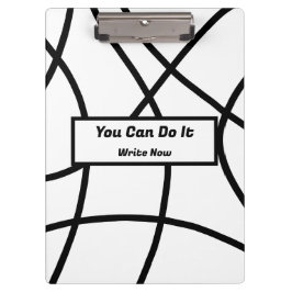 白黒モダンミニマル抽象芸術 クリップボード