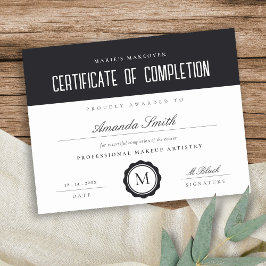 白黒モダン修了証裁定