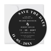白黒モダン写真救Save The Date