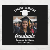 白黒モダン大学院写真修了会 ビールラベル (シングルラベル)