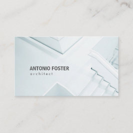 白黒モダン建築家インテリア設計者 名刺
