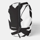 白黒モダン抽象芸術アートライン名前をカスタムする ドップキット (右)