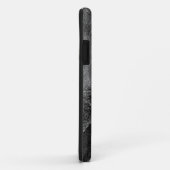 白黒モダン抽象芸術絵画のブラシ技術 Case-Mate iPhoneケース (裏面/右)