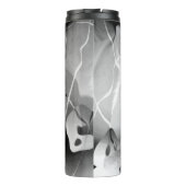 白黒モダン抽象芸術 タンブラー (裏面)