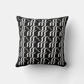 白黒モダン枕 クッション (裏面)