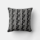 白黒モダン枕 クッション (裏面)