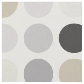 白黒モダン水玉模様パターン ファブリック (クローズアップ)