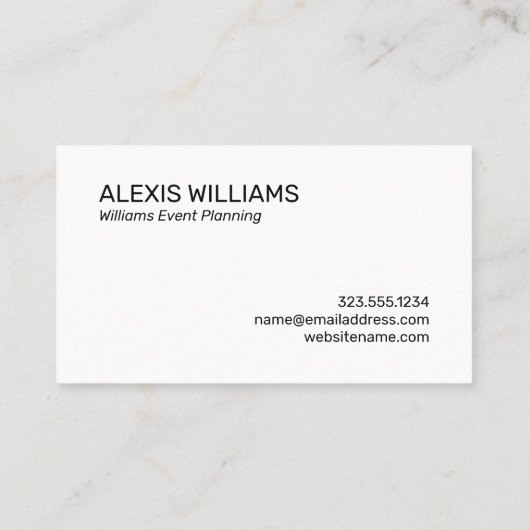 白黒モダン水玉模様ホワイトストライプ 名刺 (裏面)