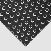 白黒モダン水玉模様柄おもしろいかわいい 薄葉紙 (詳細)