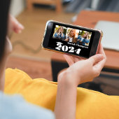 白黒モダン科シンプル24級 招待状