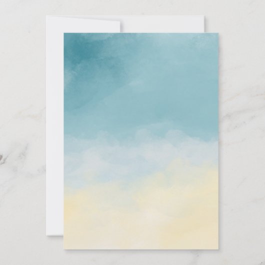 白黒モダン結婚式招待状 招待状 (裏面)