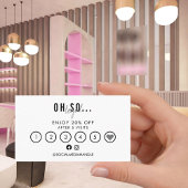 白黒モダン美しい美学ロイヤリティ 名刺