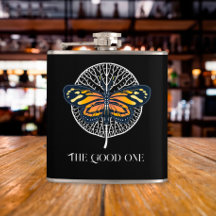 白黒モダン蝶シンプル蝶