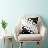 白黒モダン クッション (椅子)