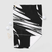 白黒モダン ゴルフタオル (インサイチュ)