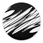 白黒モダン セラミックノブ (正面)