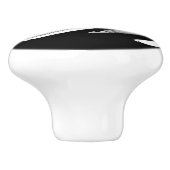 白黒モダン セラミックノブ (側面)