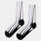 白黒モダン ソックス (左)