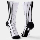 白黒モダン ソックス (傾斜あり)